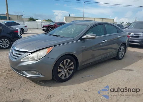 2014 Hyundai Sonata Limited from USA, damaged, VIN 5NPEC4AC6EH856524